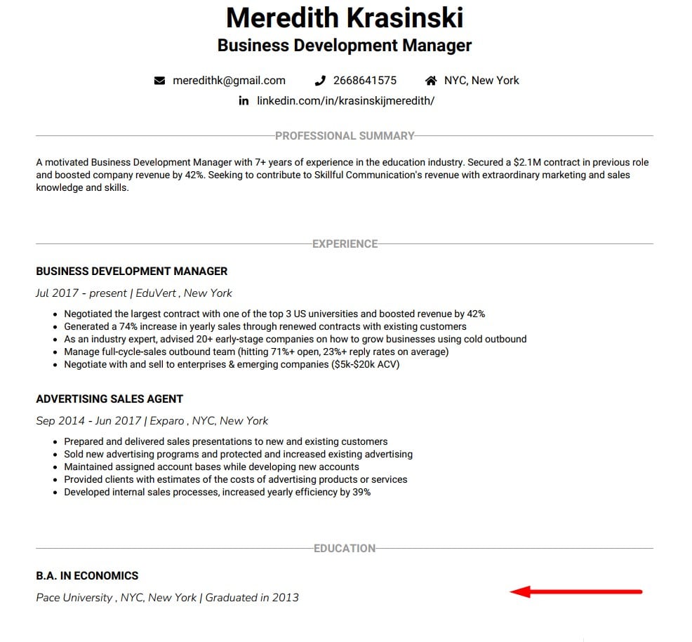 education-section-resume