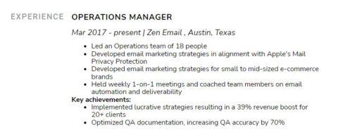 30 Work Accomplishments For A - Key Achievements In A Work Exp. 480x195