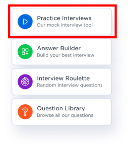 big interview practice options