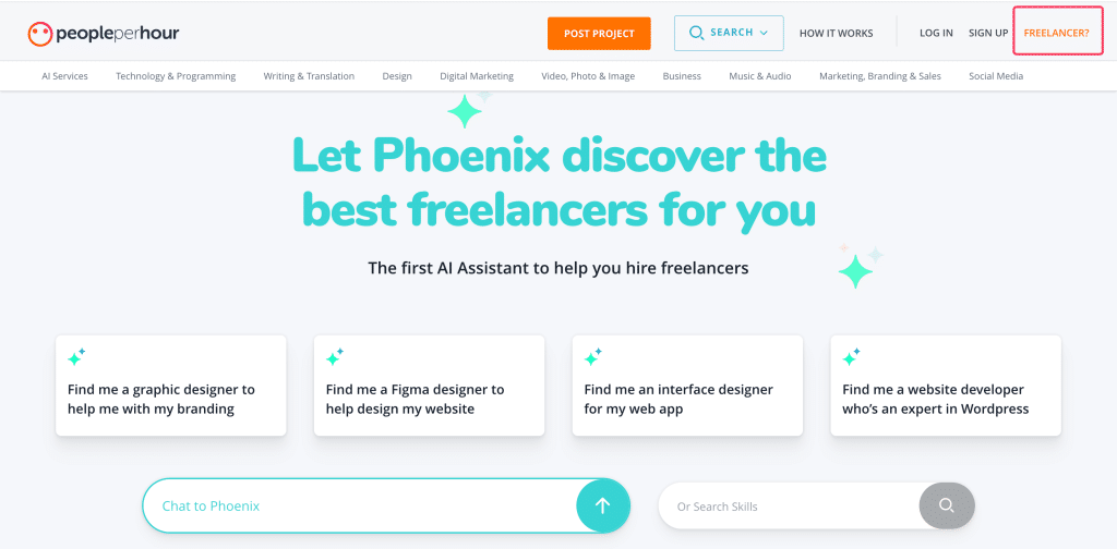 People per Hour for freelancers